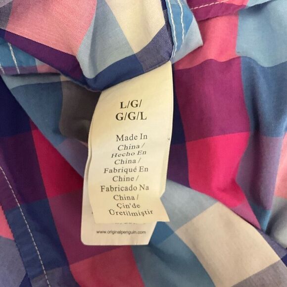 VTG An Origibal Penguin by Munsing Wear Heritage Slim Fit Button Down Shirt L - Picture 9 of 12